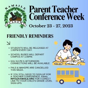 Parent-Teacher Conference Week